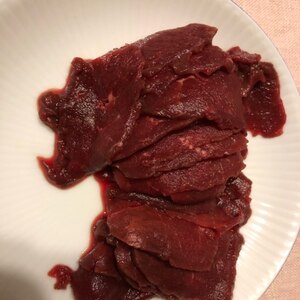 馬肉の半解凍の仕方